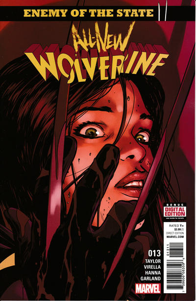 Cover for All-New Wolverine (Marvel, 2016 series) #13 [David López]