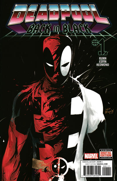 Cover for Deadpool: Back in Black (Marvel, 2016 series) #1 [Salva Espin]