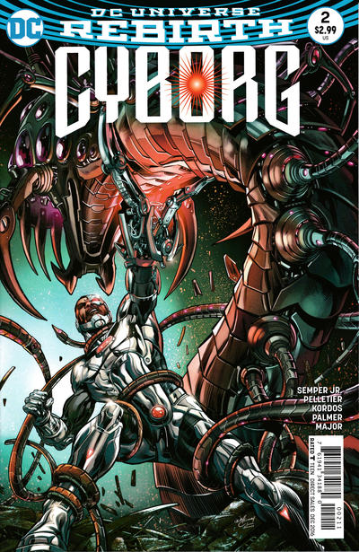 Cover for Cyborg (DC, 2016 series) #2 [Will Conrad Cover]