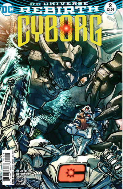 Cover for Cyborg (DC, 2016 series) #2 [Carlos D'Anda Cover]