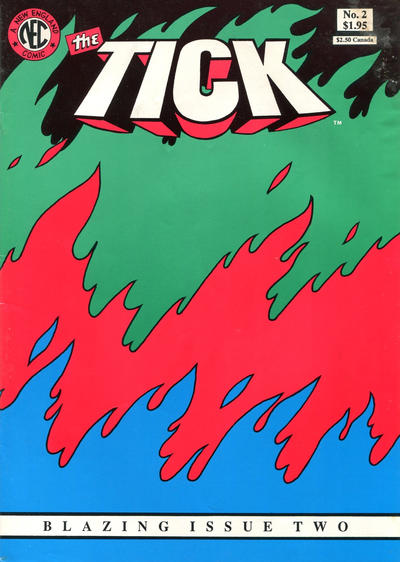 Cover for The Tick (New England Comics, 1988 series) #2 [Second Edition]