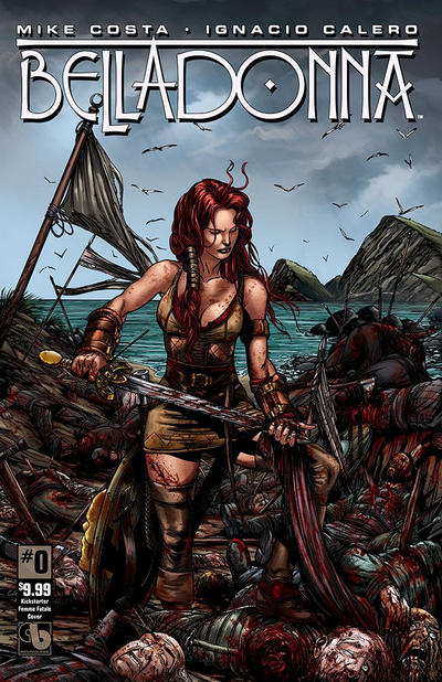 Cover for Belladonna (Avatar Press, 2015 series) #0 [Kickstarter Femme Fatale - Michael DiPascale]