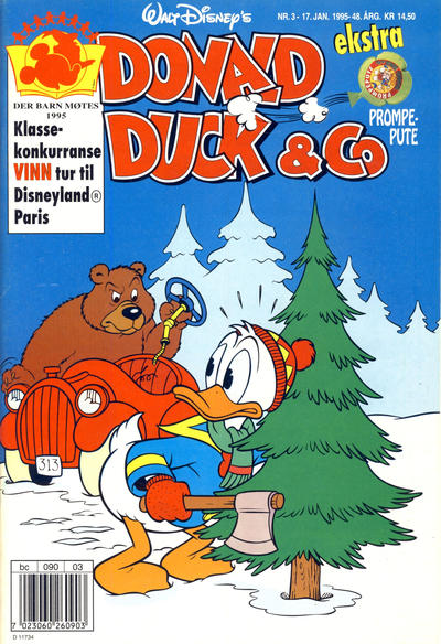 Cover for Donald Duck & Co (Hjemmet / Egmont, 1948 series) #3/1995