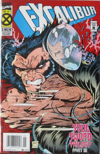 Cover Thumbnail for Excalibur (Marvel, 1988 series) #85 [Newsstand - Deluxe]