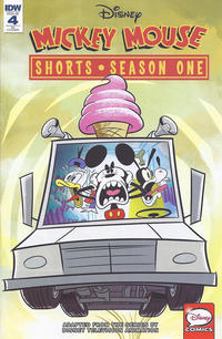 Cover Thumbnail for Mickey Mouse Shorts: Season One (IDW, 2016 series) #4 [Retailer Incentive Variant Cover]