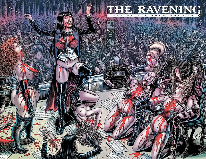Cover for Ravening (Avatar Press, 2016 series) #4 [Wrap variant]