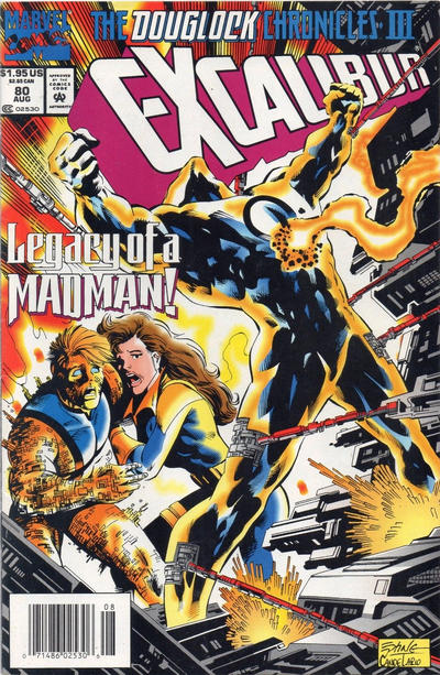 Cover for Excalibur (Marvel, 1988 series) #80 [Newsstand]