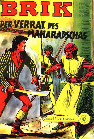 Cover for Brik, Pirat der sieben Meere (Lehning, 1962 series) #14