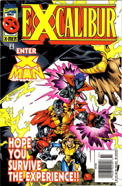 Cover for Excalibur (Marvel, 1988 series) #95 [Newsstand]