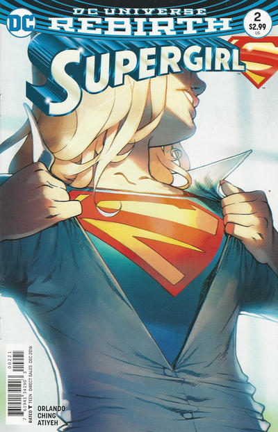 Cover for Supergirl (DC, 2016 series) #2 [Bengal Cover]