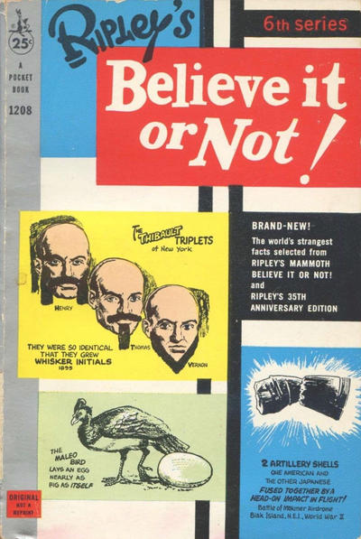 Cover for Ripley's Believe It or Not! (Pocket Books, 1941 series) #6