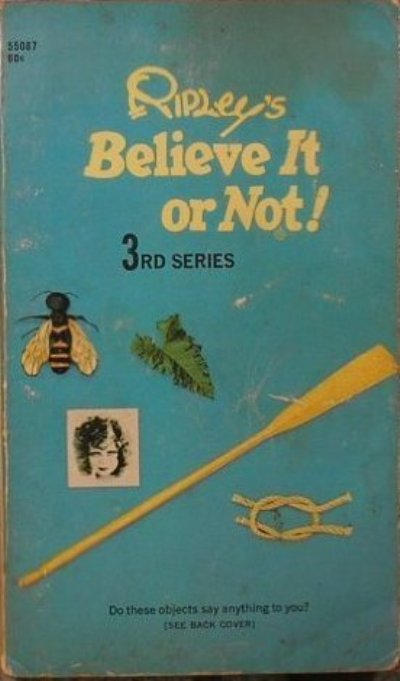 Cover for Ripley's Believe It or Not! (Pocket Books, 1941 series) #3 (55087) [60 Cent Edition]