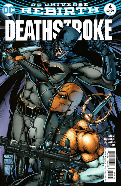 Cover for Deathstroke (DC, 2016 series) #4 [Shane Davis / Michelle Delecki Cover]