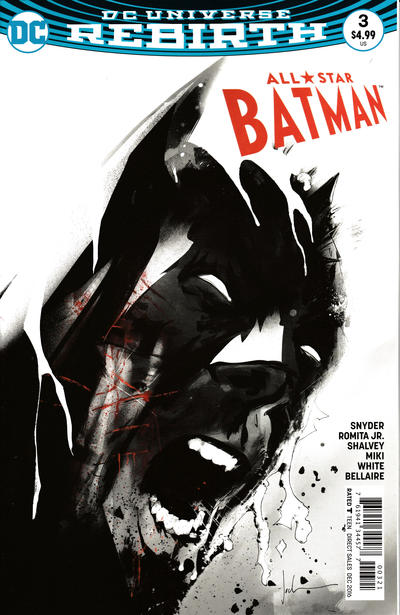 Cover for All Star Batman (DC, 2016 series) #3 [Jock Cover]