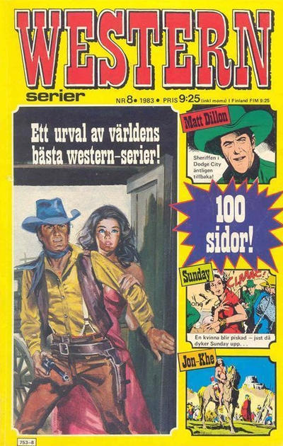Cover for Westernserier (Semic, 1976 series) #8/1983