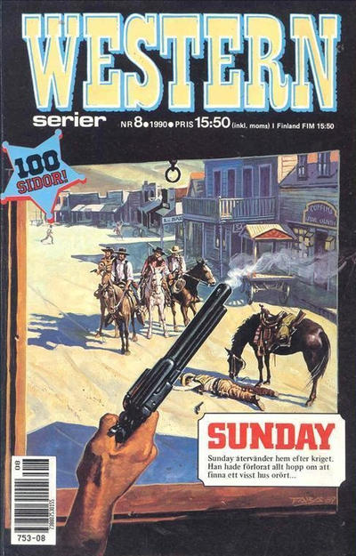 Cover for Westernserier (Semic, 1976 series) #8/1990