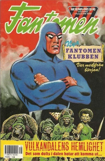 Cover for Fantomen (Semic, 1958 series) #18/1989
