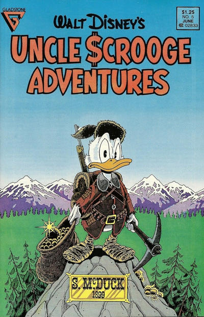 Cover for Walt Disney's Uncle Scrooge Adventures (Gladstone, 1987 series) #5 [Canadian]