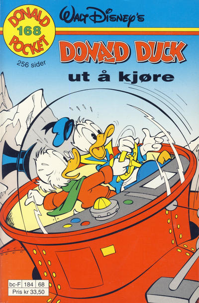 Cover for Donald Pocket (Hjemmet / Egmont, 1968 series) #168 - Donald Duck ut å kjøre [1. opplag]