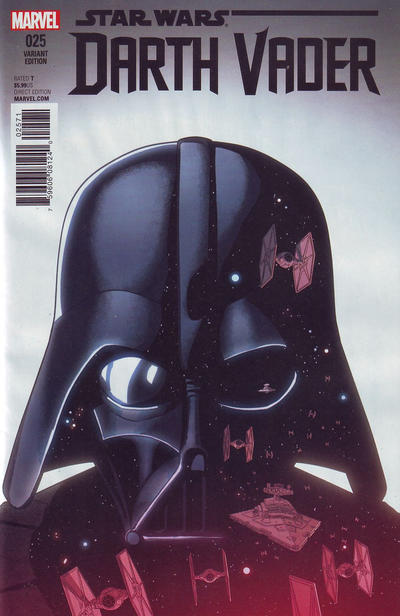 Cover for Darth Vader (Marvel, 2015 series) #25 [Jamie McKelvie]