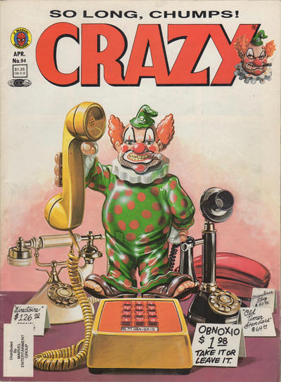 Cover for Crazy Magazine (Marvel, 1973 series) #94 [Direct]
