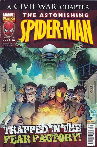 Cover for Astonishing Spider-Man (Panini UK, 2007 series) #52
