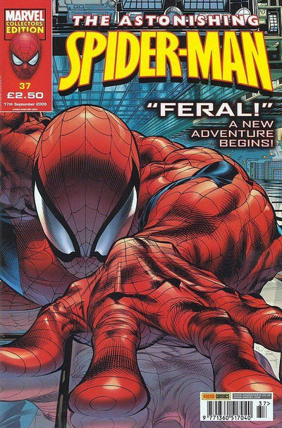 Cover for Astonishing Spider-Man (Panini UK, 2007 series) #37