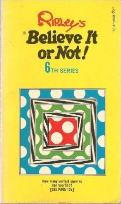 Cover for Ripley's Believe It or Not! (Pocket Books, 1941 series) #6 [Third Printing]