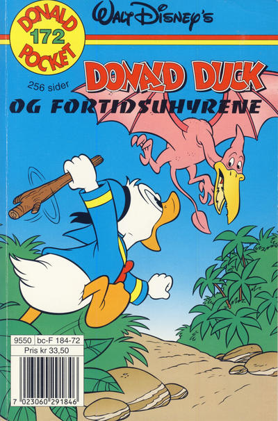 Cover for Donald Pocket (Hjemmet / Egmont, 1968 series) #172 - Donald Duck og fortidsuhyrene [1. opplag]