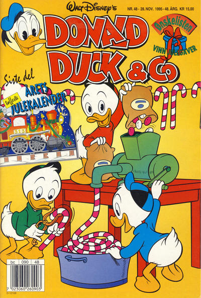 Cover for Donald Duck & Co (Hjemmet / Egmont, 1948 series) #48/1995