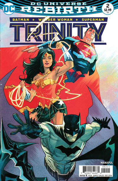 Cover for Trinity (DC, 2016 series) #2