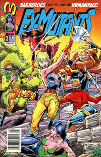 Cover Thumbnail for Ex-Mutants (Malibu, 1992 series) #3 [Newsstand]