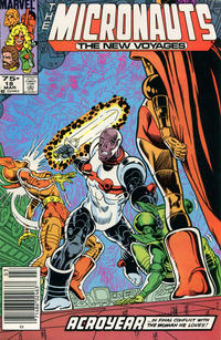Cover Thumbnail for Micronauts (Marvel, 1984 series) #18 [Newsstand]