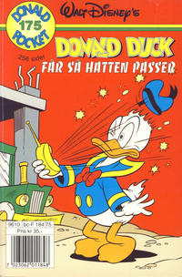 Cover Thumbnail for Donald Pocket (Hjemmet / Egmont, 1968 series) #175 - Donald Duck får så hatten passer [1. opplag]