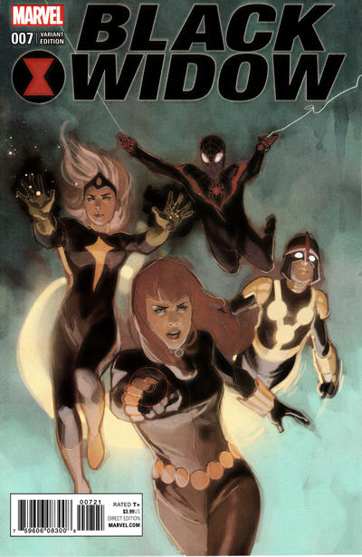 Cover for Black Widow (Marvel, 2016 series) #7 [Phil Noto 'Champions']