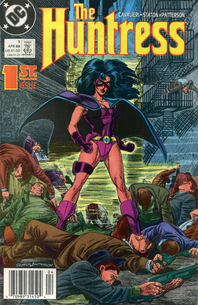Cover for The Huntress (DC, 1989 series) #1 [Newsstand]