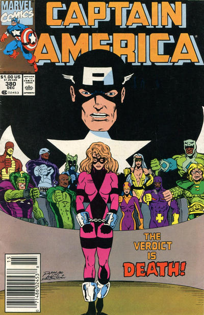 Cover for Captain America (Marvel, 1968 series) #380 [Newsstand]
