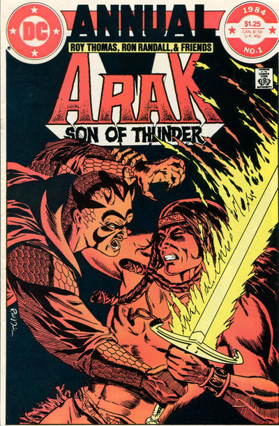 Cover for Arak Annual (DC, 1984 series) #1 [Direct]