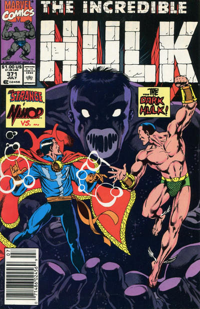 Cover for The Incredible Hulk (Marvel, 1968 series) #371 [Newsstand]