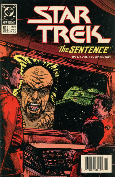 Cover for Star Trek (DC, 1989 series) #2 [Newsstand]