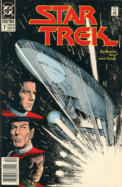 Cover for Star Trek (DC, 1989 series) #7 [Newsstand]