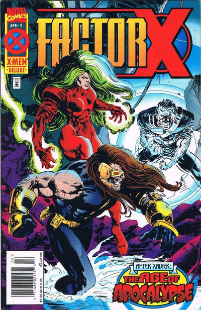 Cover for Factor-X (Marvel, 1995 series) #2 [Newsstand]