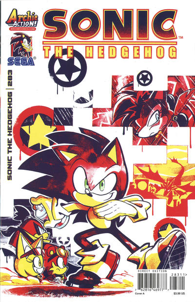 Cover for Sonic the Hedgehog (Archie, 1993 series) #283 [Cover A Diana Skelly]
