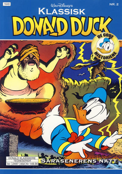 Cover for Klassisk Donald Duck (Hjemmet / Egmont, 2016 series) #2 - Sarasenerens natt