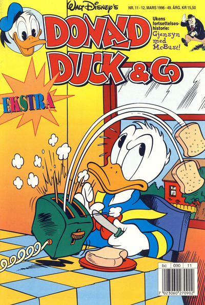 Cover for Donald Duck & Co (Hjemmet / Egmont, 1948 series) #11/1996