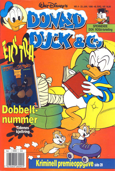 Cover for Donald Duck & Co (Hjemmet / Egmont, 1948 series) #4/1996