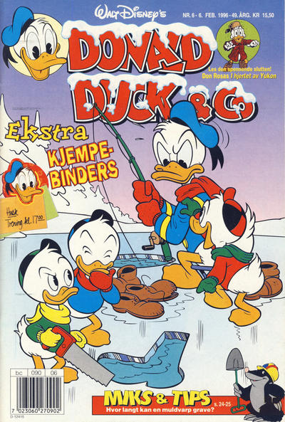 Cover for Donald Duck & Co (Hjemmet / Egmont, 1948 series) #6/1996