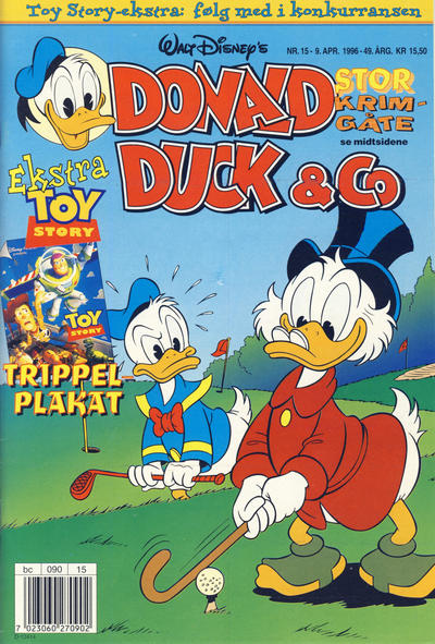 Cover for Donald Duck & Co (Hjemmet / Egmont, 1948 series) #15/1996
