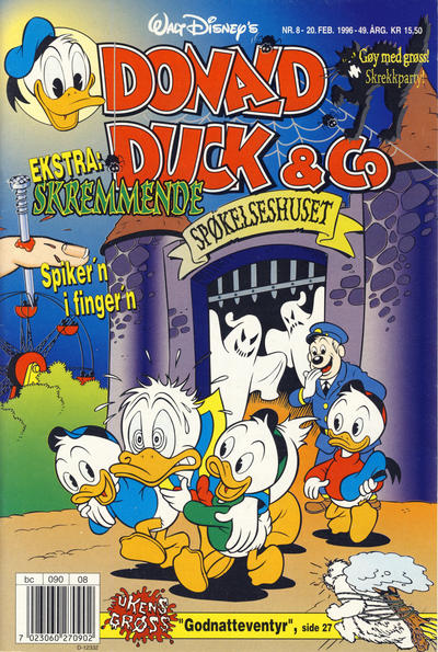 Cover for Donald Duck & Co (Hjemmet / Egmont, 1948 series) #8/1996