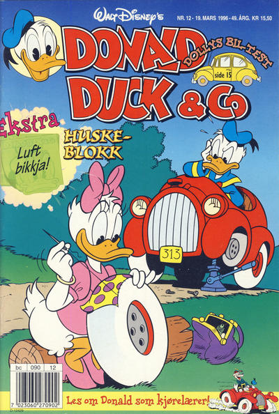 Cover for Donald Duck & Co (Hjemmet / Egmont, 1948 series) #12/1996